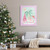 Tropical Beach Christmas Reindeer "Warm Winter Wishes" Canvas Wall Art, 36" x 48" - IMAGE 3