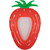 Jumbo Strawberry Mesh Lounger Pool Float, 65.5-Inch - IMAGE 1