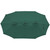15' Outdoor Patio Market Umbrella with Hand Crank, Green - IMAGE 3