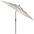 9.75ft Outdoor Patio Market Umbrella with Hand Crank and Tilt, Beige - IMAGE 5