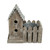 12.5" Brown and Gray 2 Story Bird House with Galvanized Planter Pot - IMAGE 3