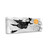 Flying Witch “Broom It’s Time to Fly” Halloween Canvas Wall Art, 13" x 30” - IMAGE 2