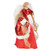 Angel with Lighted Wings Christmas Tree Topper - 14" - Red and White - IMAGE 3