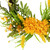 Peonies and Berries Floral Artificial Fall Harvest Twig Half Wreath - 22"