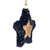 5.5" Blue and Gold Plush Star Christmas Ornament - IMAGE 3