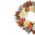 Dahlias, Maple Leaves and Berries Artificial Fall Harvest Floral Twig Wreath - 22" - IMAGE 3