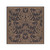8.5 ' x 8.50' Brown Garden Square Area Throw Rug - IMAGE 1