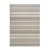 2.25' x 7' Brown Striped Rectangular Area Runner - IMAGE 1