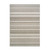 5.25' x 7.5' Brown Striped Rectangular Area Throw Rug - IMAGE 1