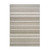 7.5 ' x 10.75 ' Brown Striped Rectangular Area Throw Rug - IMAGE 1