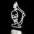 LED Skeleton Neon Lighted Halloween Wall or Window Decoration - 15" - IMAGE 6