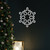 LED Snowflake Neon Lighted Christmas Wall or Window Decoration - 15" - IMAGE 3