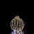 LED Lighted 3D Beaded Ball Ornament Outdoor Christmas Decorations - Candlelight Clear - Set of 3
