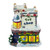 Glittered Snowy Toy Shop Christmas Village Building - 4" - IMAGE 1