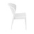 32" White Patio Wickerlook Stackable Dining Chair - IMAGE 4