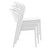 32" White Patio Wickerlook Stackable Dining Chair - IMAGE 6