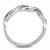 Women's Stainless Steel Infinity Shaped Engagement Ring with AAA Grade CZ - Size 9 (Pack of 2) - IMAGE 3