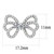 Women's High Polished Knots and Bows Shaped Stud Earrings with AAA Grade CZ - IMAGE 2