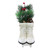 LED Lighted Ice Skates with Floral Arrangement Christmas Decoration - 12" - IMAGE 3