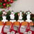 Winter Ready Glitter Snowman Christmas Stocking Holders - 7" - Set of 4 - IMAGE 1