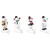 Winter Ready Glitter Snowman Christmas Stocking Holders - 7" - Set of 4 - IMAGE 5