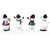 Winter Ready Glitter Snowman Christmas Stocking Holders - 7" - Set of 4 - IMAGE 6