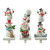 Set of 3 Snowmen Christmas Stocking Holders 9" - IMAGE 1