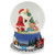 Christmas Train Around Santa Delivering Gifts Musical Water Globe - 6.5" - IMAGE 3