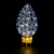 LED Lighted Retro Light Bulb Outdoor Christmas Decoration - 32" - Blue - IMAGE 3