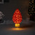 LED Lighted Retro Light Bulb Outdoor Christmas Decoration - 32" - Red - Warm White - IMAGE 1