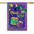 Mardi Gras Drums and Masks Outdoor House Flag 40" x 28" - IMAGE 3