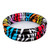 36" Inflatable Multi-Color Zebra Striped Children's Wading Swimming Pool - IMAGE 1