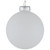 2-Finish Glass Ball Christmas Ornaments - 2.5" (65mm) - White - 9ct - IMAGE 4