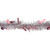 Christmas Candy Cane Commercial Wrapped Tinsel Garland - 50' x 3" - Silver and Red - Unlit - IMAGE 3