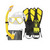 Yellow and Black Junior Thermotech Snorkeling Set with Mesh Bag - IMAGE 1