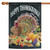 Turkey "Happy Thanksgiving" Outdoor House Flag 40" x 28" - IMAGE 1