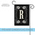 Classic Monogram Letter R Outdoor Garden Flag 18" x 12.5" - IMAGE 5