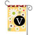 Floral Monogram Letter V Outdoor Garden Flag 18" x 12.5" - IMAGE 1