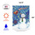 Snowman and Santa Claus Christmas Outdoor Garden Flag 18" x 12.5" - IMAGE 3