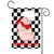 Chef Piggy Grill "Bar-B-Que" Outdoor Garden Flag 18" x 12.5" - IMAGE 1