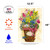 Bouquet of Flowers Outdoor Garden Flag - 18" x 12.5" - IMAGE 3