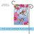 Hummingbirds with Pink Outdoor Garden Flag 18" x 12.5" - IMAGE 5