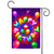 Balloon and Confetti 'Happy Birthday' Outdoor Garden Flag 18" x 12.5" - IMAGE 1