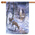 Frozen Fawns Outdoor House Flag 40" x 28" - IMAGE 1