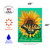 Welcome Summer Sunflower Outdoor House Flag - 40" x 28" - IMAGE 3