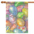 Easter Eggs Outdoor House Flag 40" x 28" - IMAGE 1