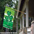 Shamrock Stripes Green St Patrick's Day House Flag 40" x 28" - IMAGE 2