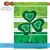 Shamrock Stripes Green St Patrick's Day House Flag 40" x 28" - IMAGE 5