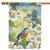 Bluebirds & Daisies 'Welcome' House Flag 40" x 28" - IMAGE 1