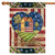 Country Heart Patriotic Home Americana Outdoor Flag - 40" x 28" - IMAGE 1